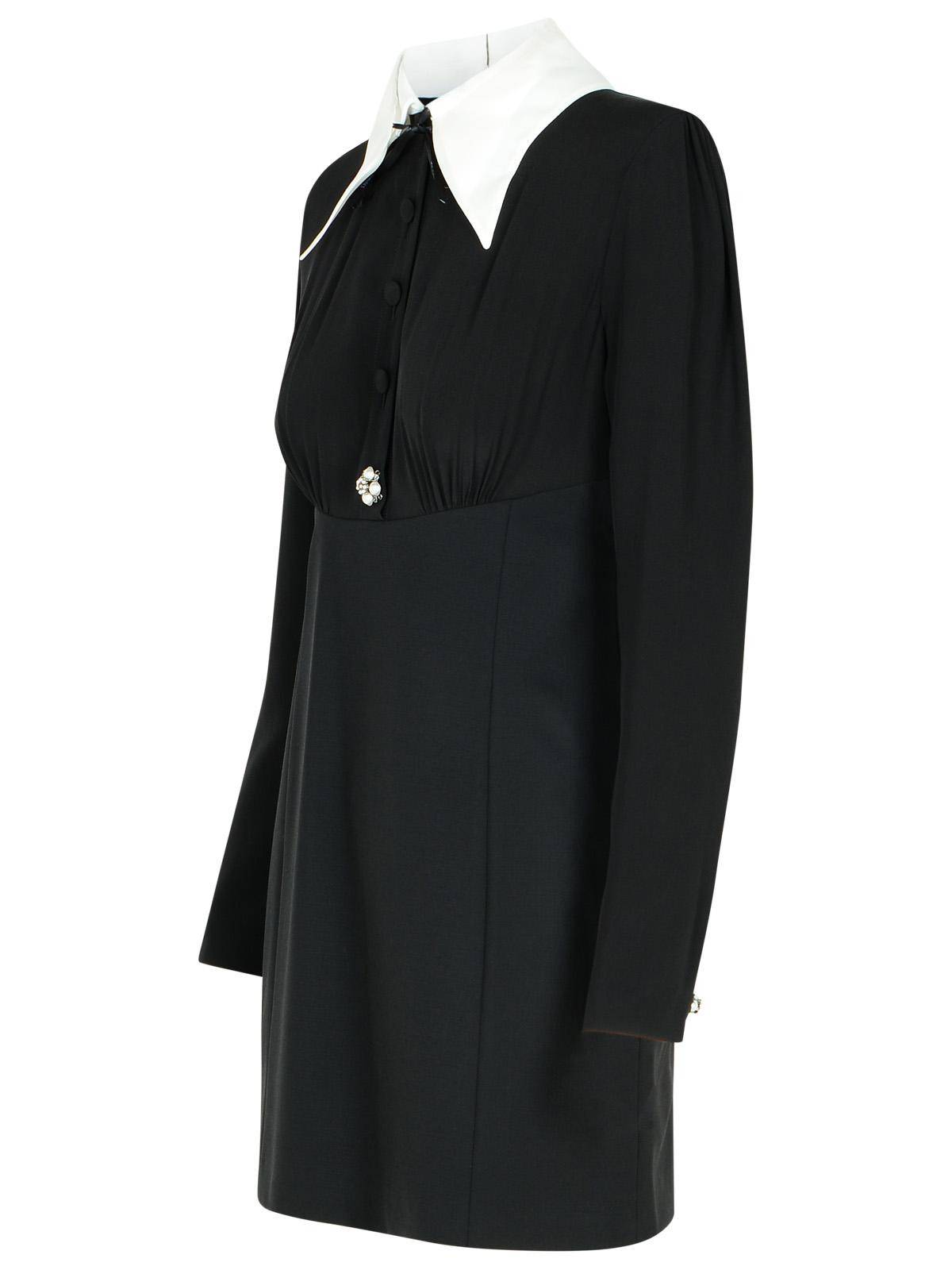 Versace Black Silk Dress Women - 2
