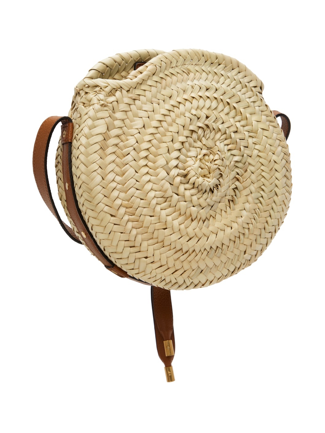 Tan & Brown Marcie Crossbody Basket Bag - 3