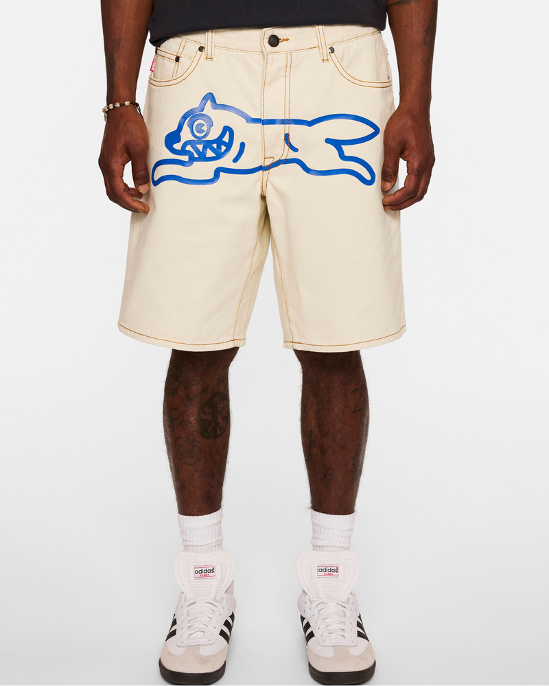 CREAM JEAN SHORTS 3