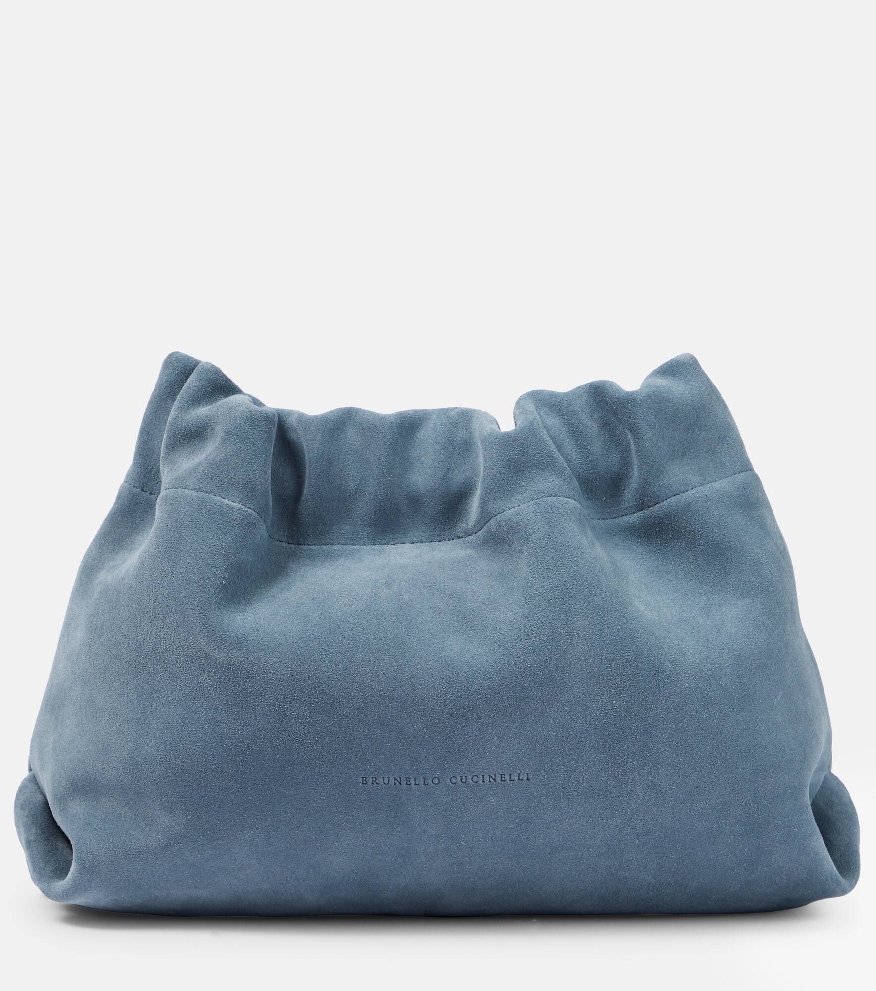 Suede shoulder bag - 1