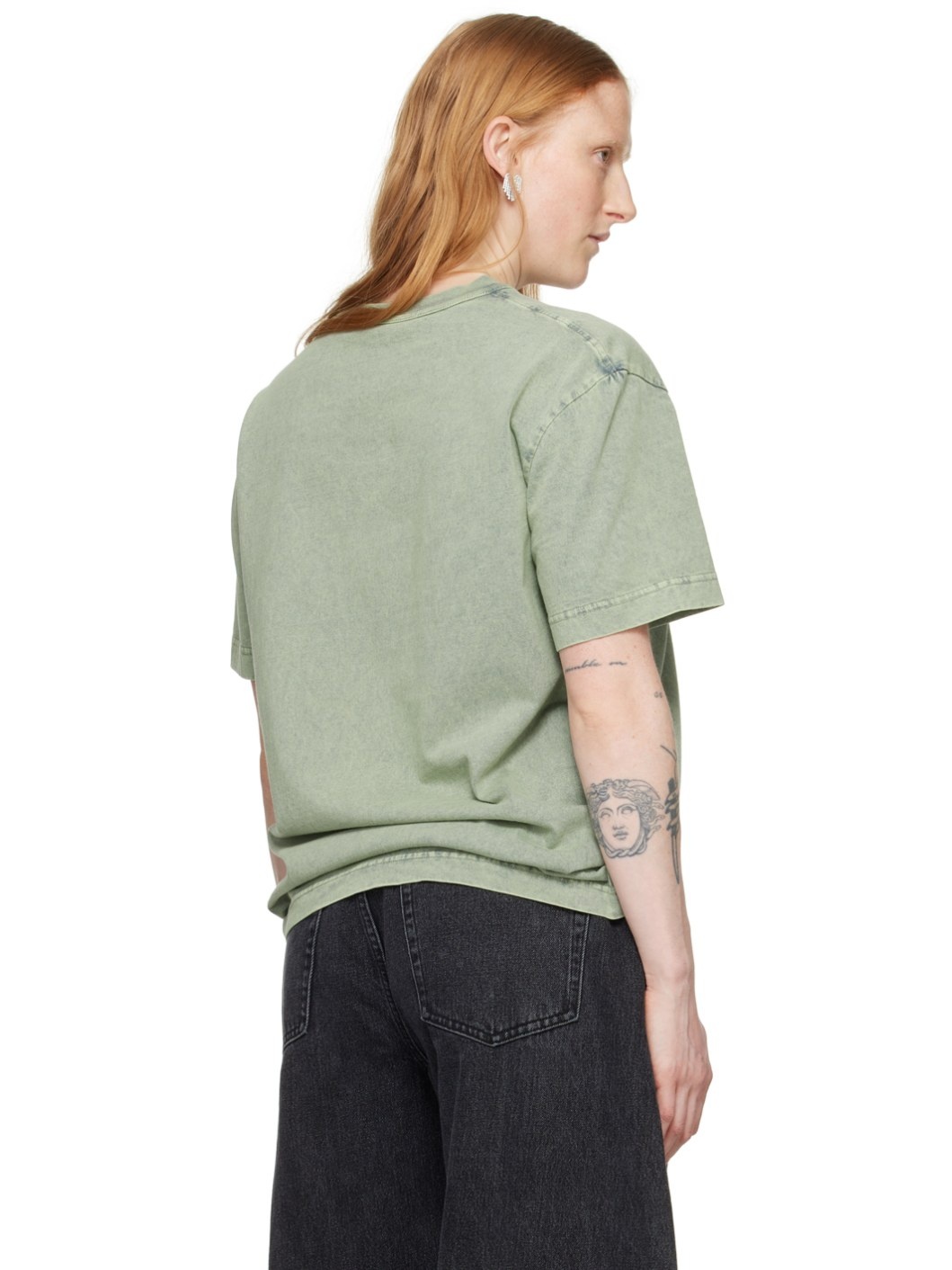 Green Embossed T-Shirt - 3
