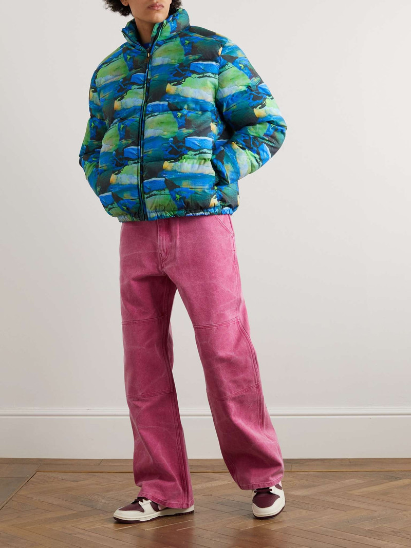 ERL Puffer Quilted Printed Cotton-Canvas Jacket outlook