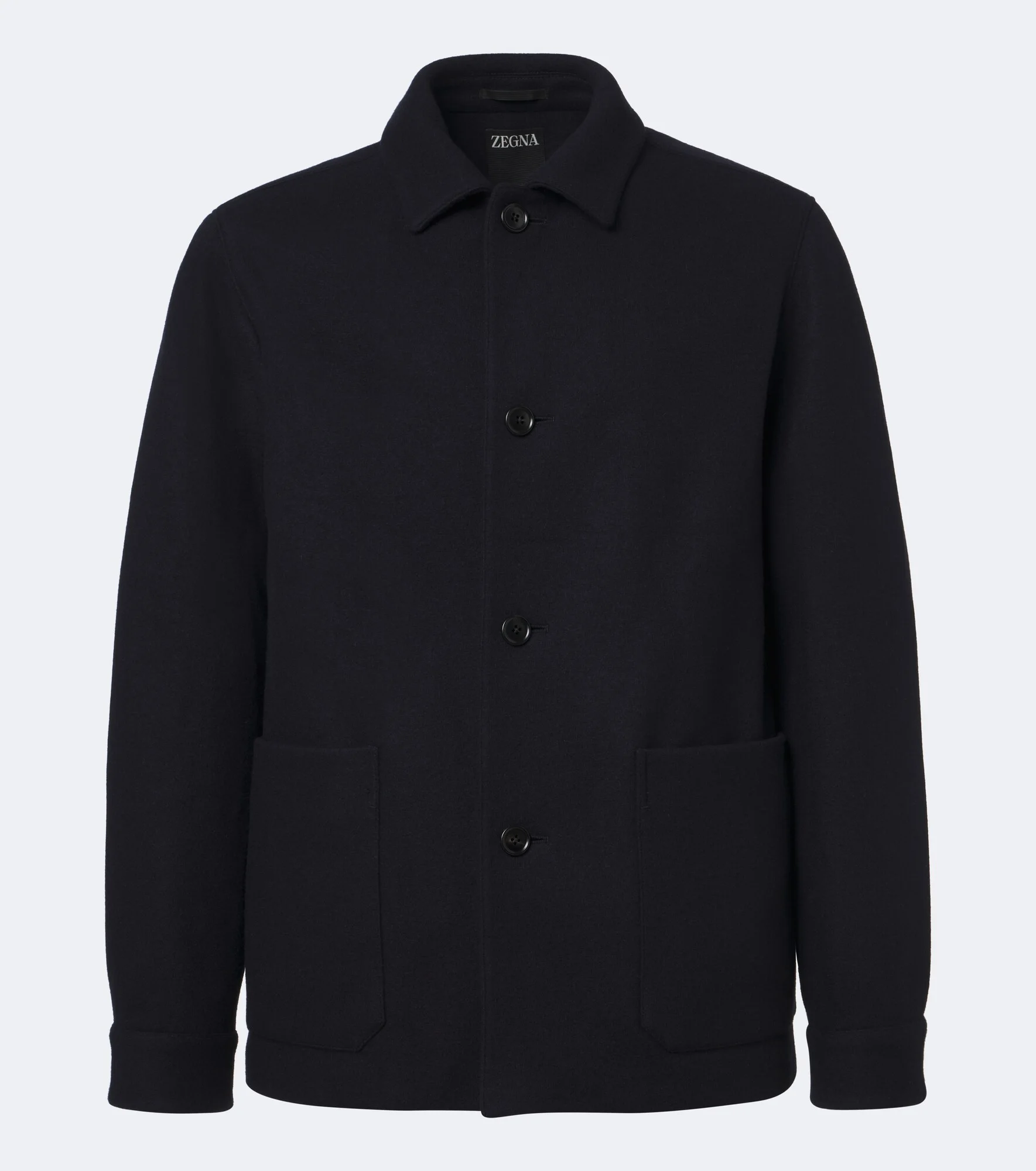 Cashmere and wool blouson jacket - 1