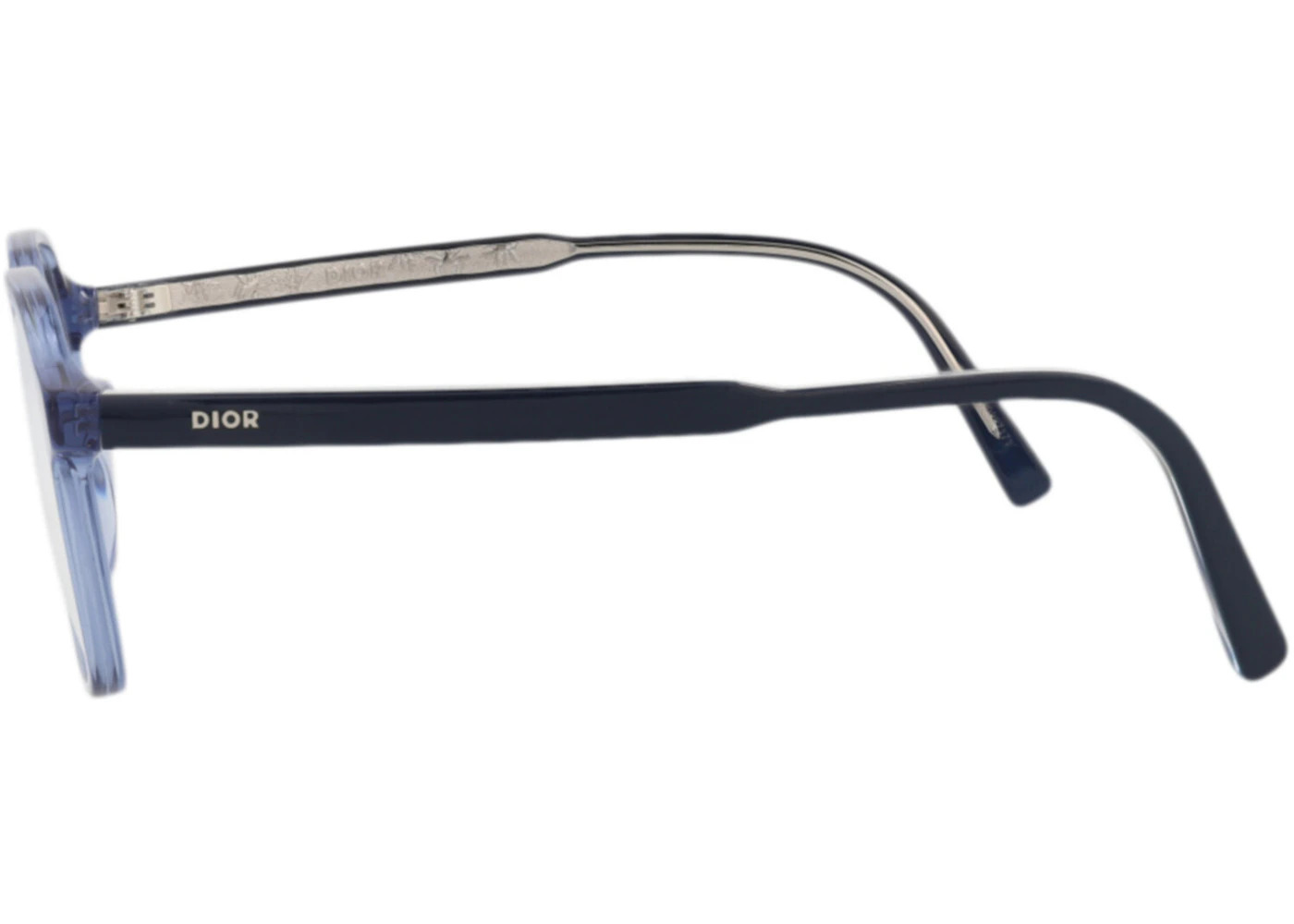 Dior Square-Frame Acetate Optical Frames Blue Blue Transparent (DM50055I-53-092) - 3