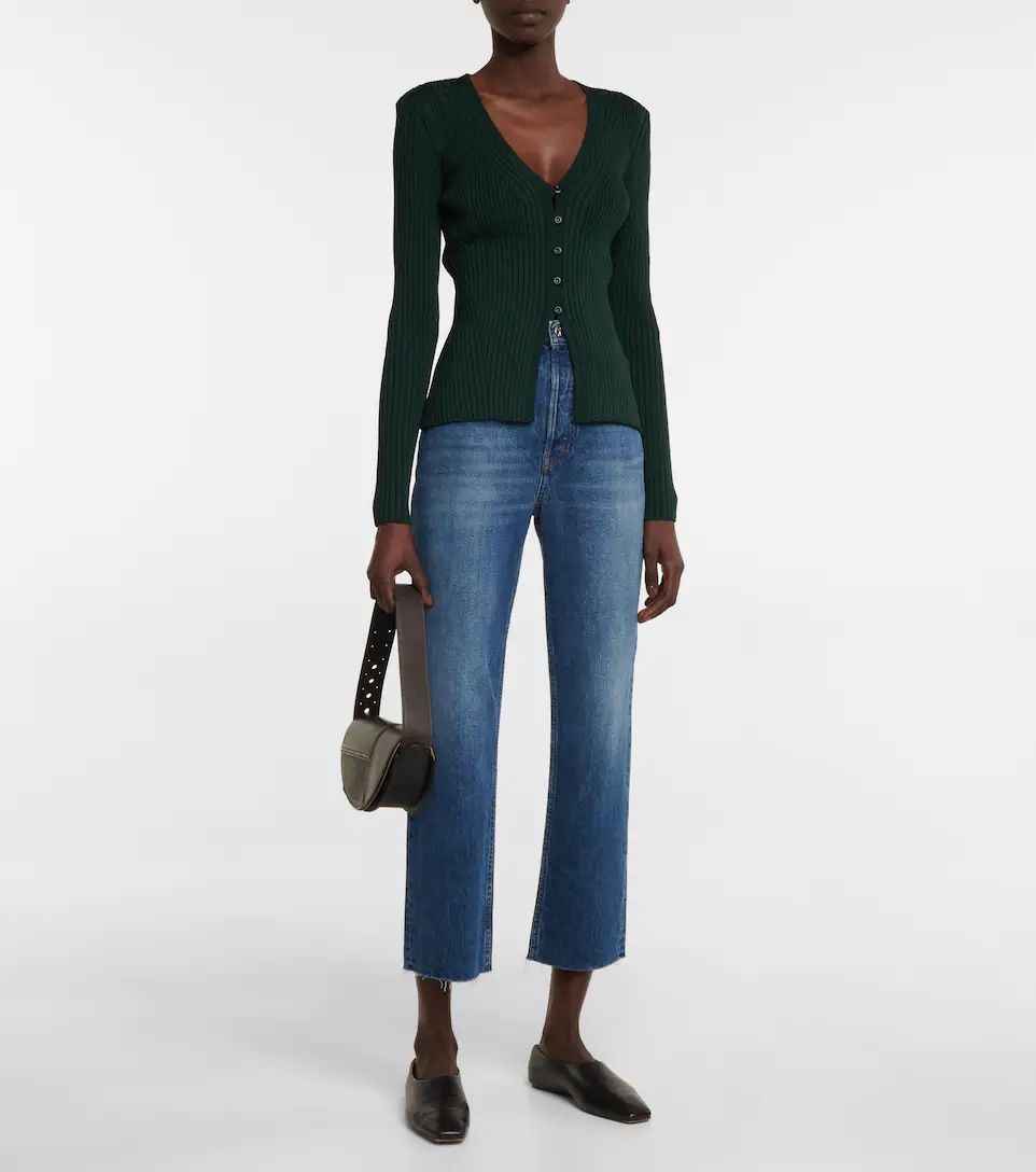 Ribbed-knit cardigan - 2