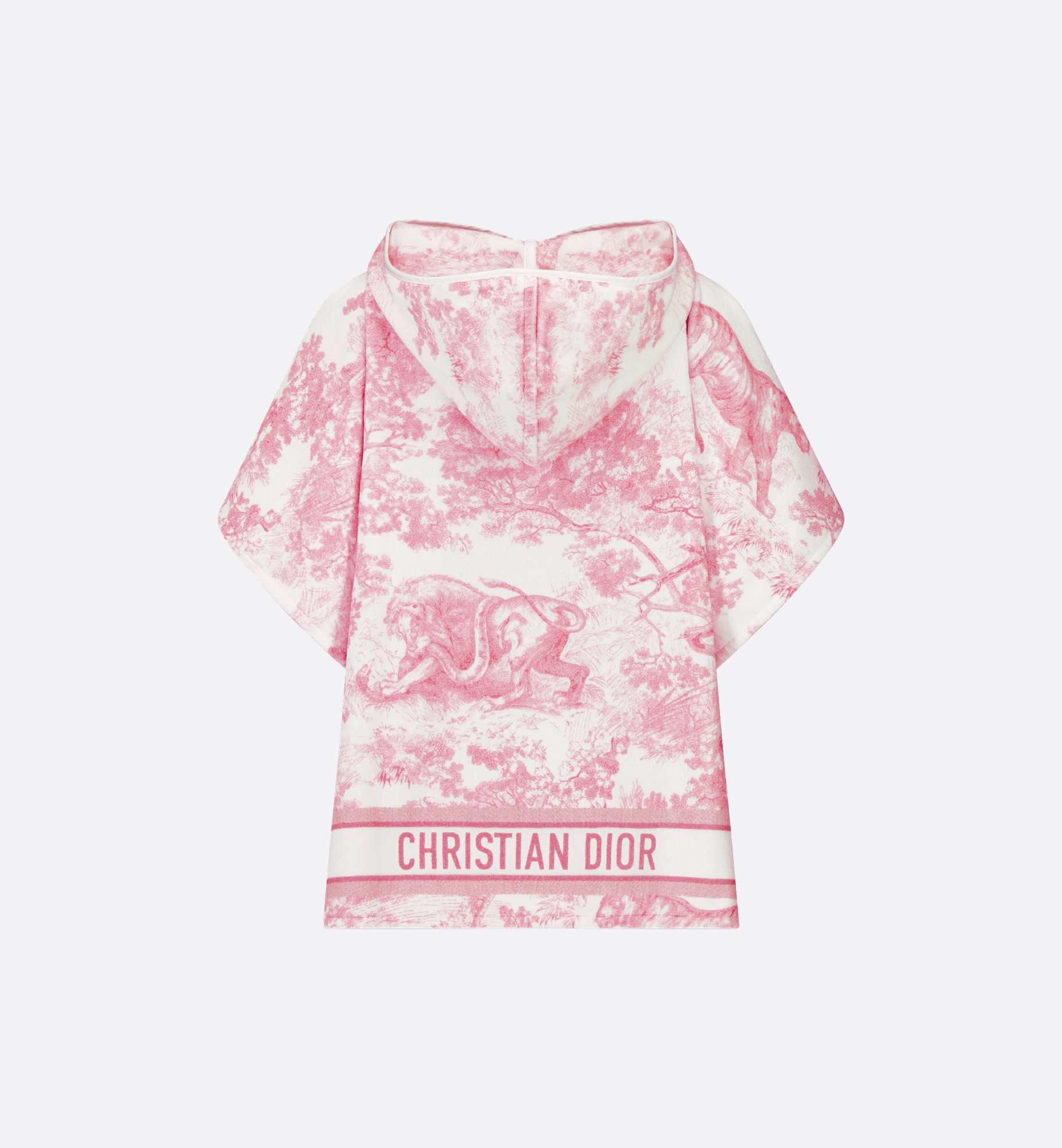 Dioriviera Toile de Jouy Sauvage Hooded Poncho - 2