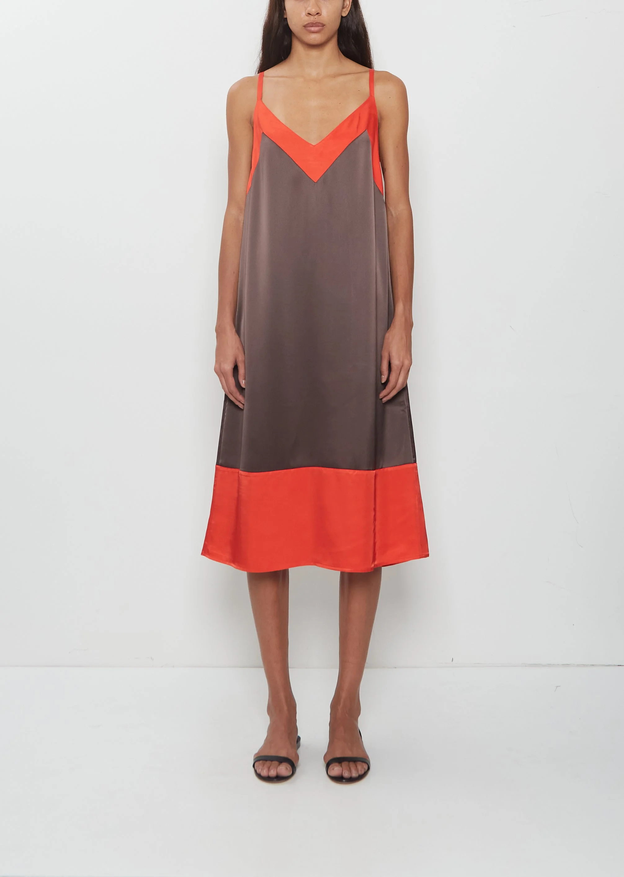 Framed Slip Dress - 1