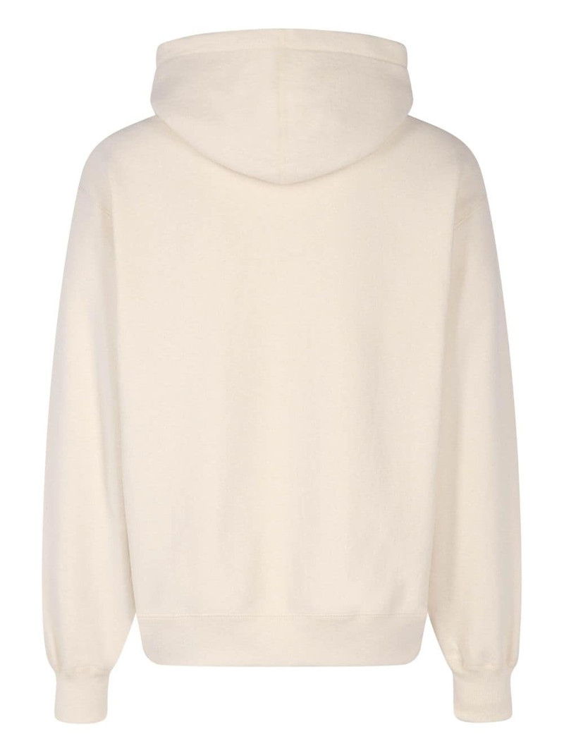 Supreme logo-appliquÃ©d hoodie outlook