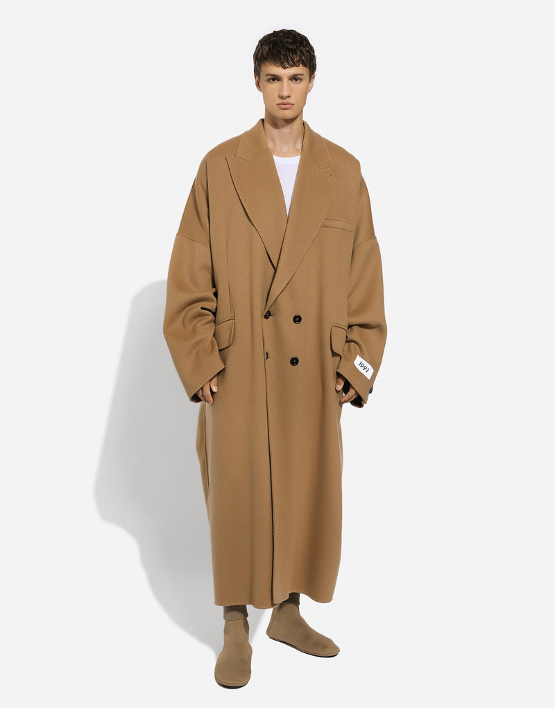 Dolce & Gabbana Double-breasted double cashmere coat outlook