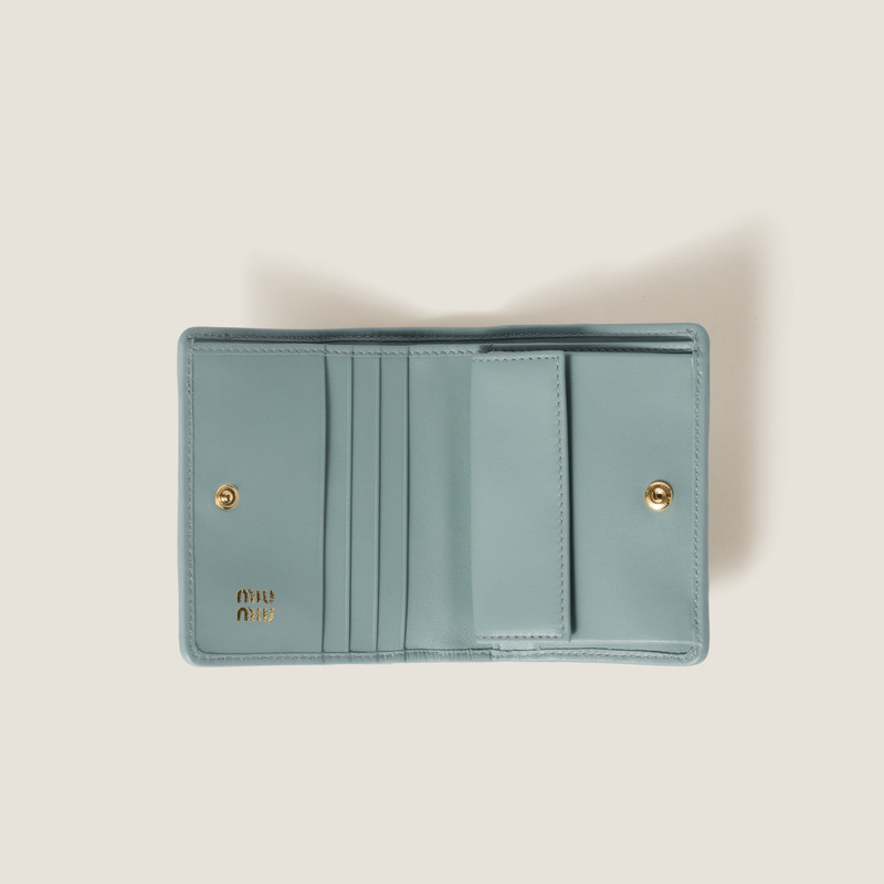 Miu Miu Small matelassé nappa leather wallet outlook