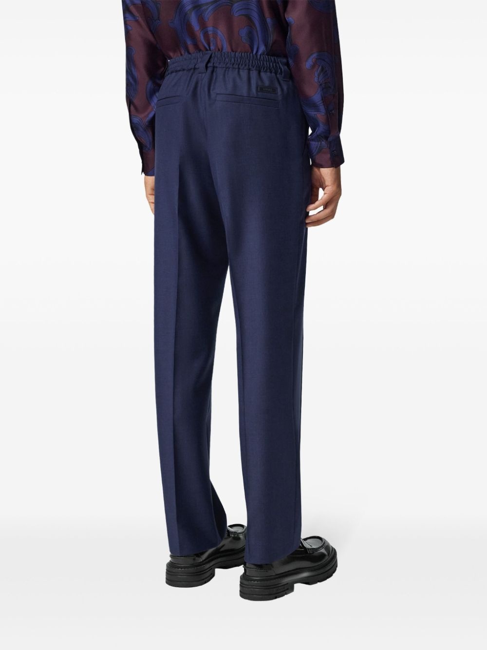 wool tailored trousers - 4