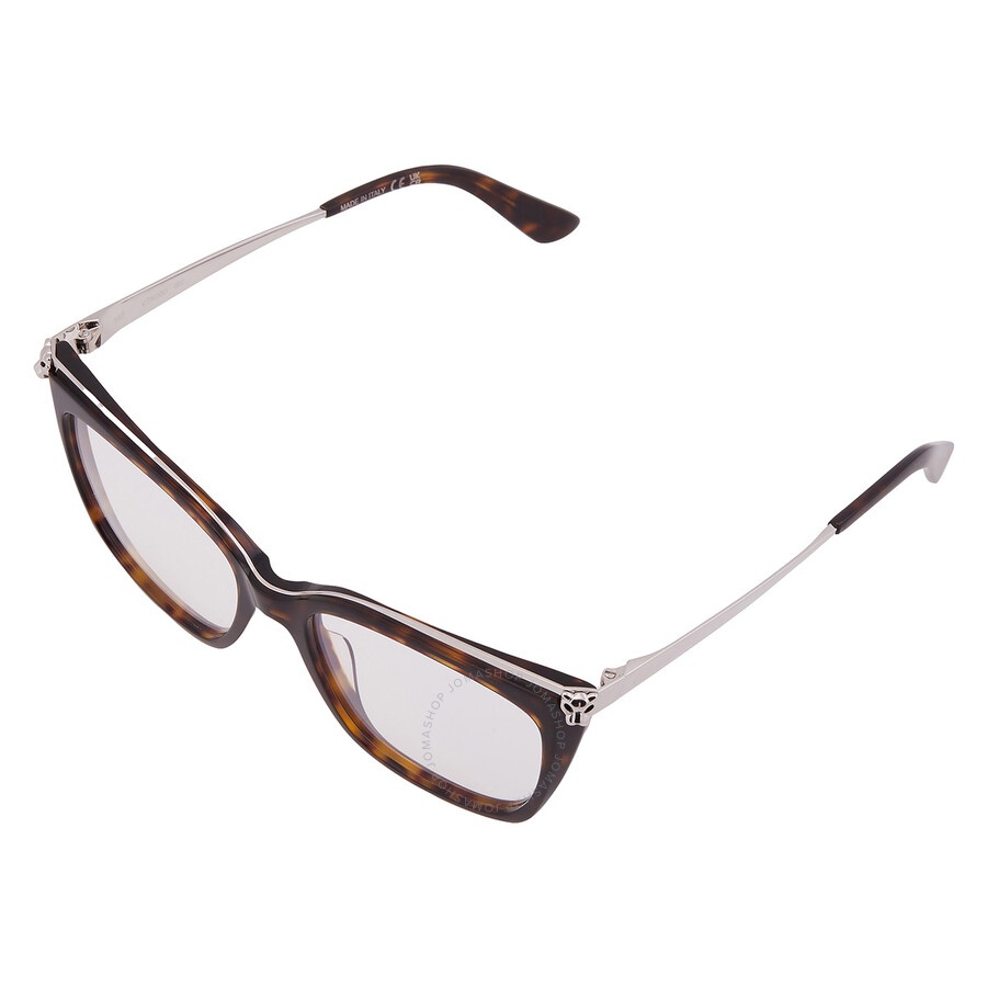 Cartier Panthere de Cartier Demo Cat Eye Ladies Eyeglasses CT0033O 002 53 - 3