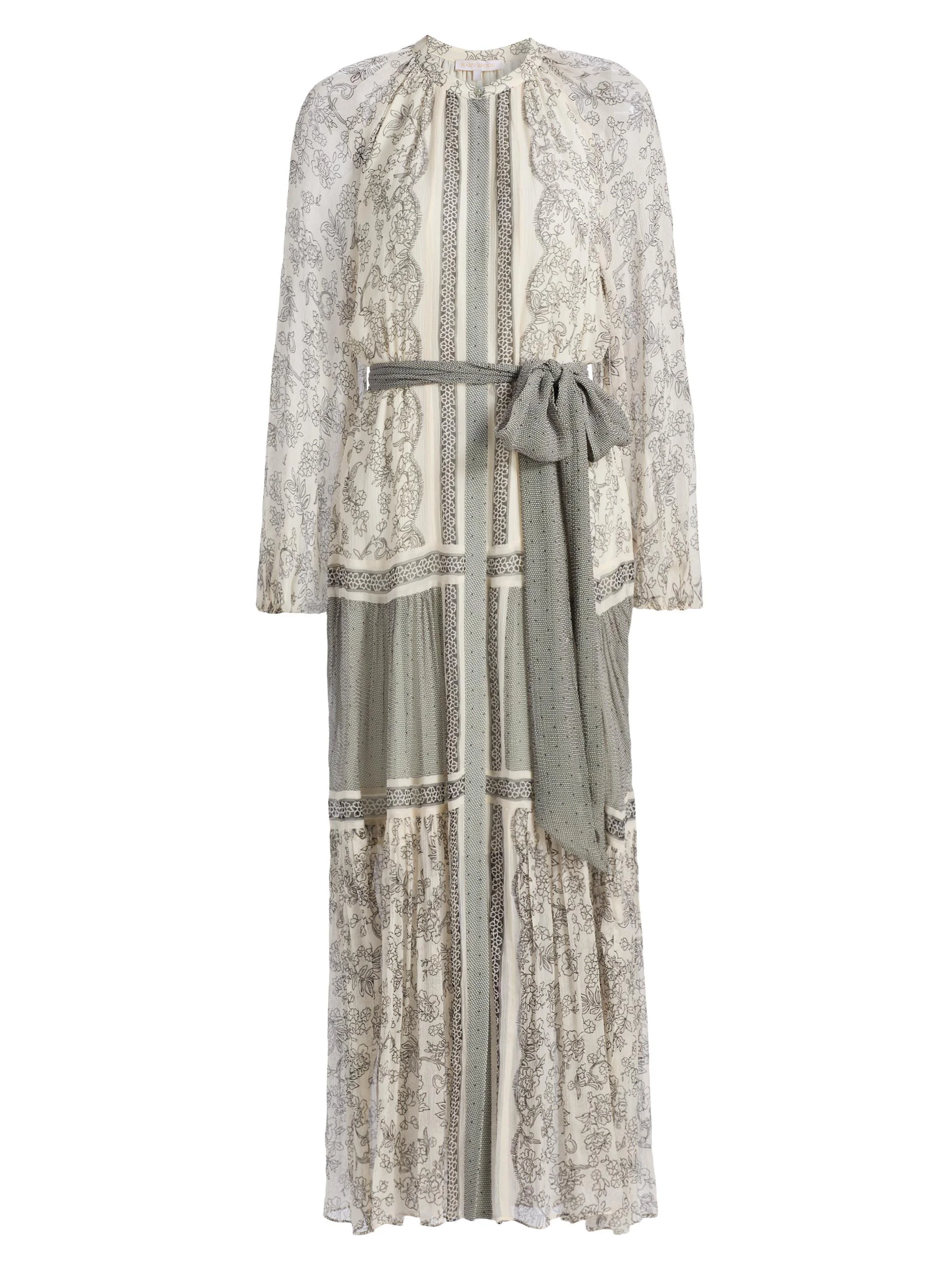 Women's Halley Printed Maxi Dress - Bone Black Floral - 1
