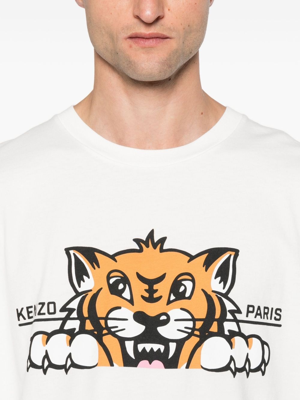 Happy Tiger cotton T-shirt - 4