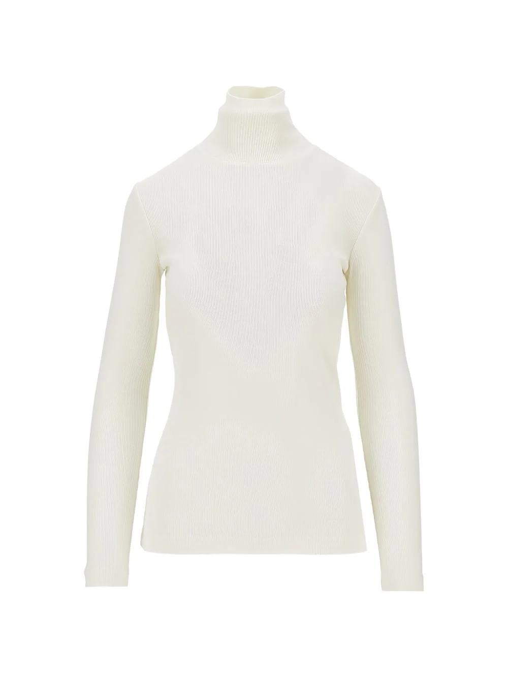ribbed-knit roll-neck sweater - 1