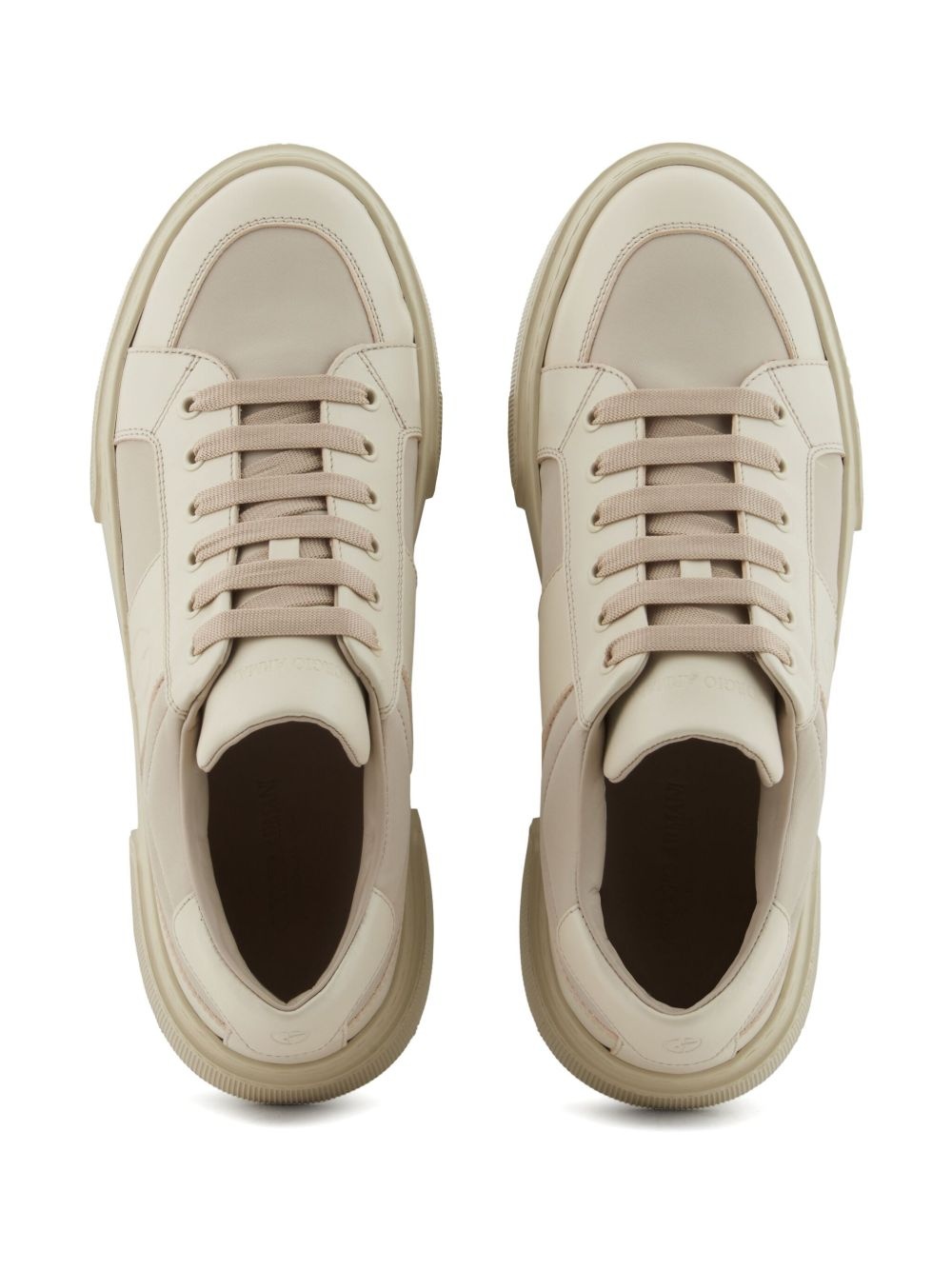 panelled sneakers - 4