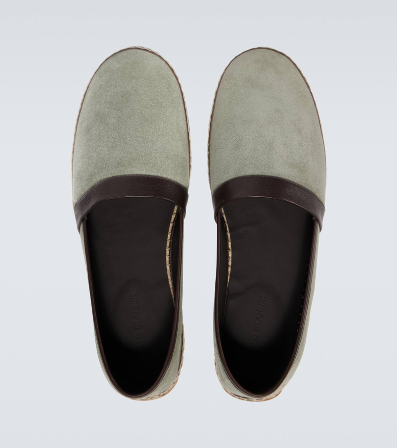 Nerano leather-trimmed suede espadrilles 4