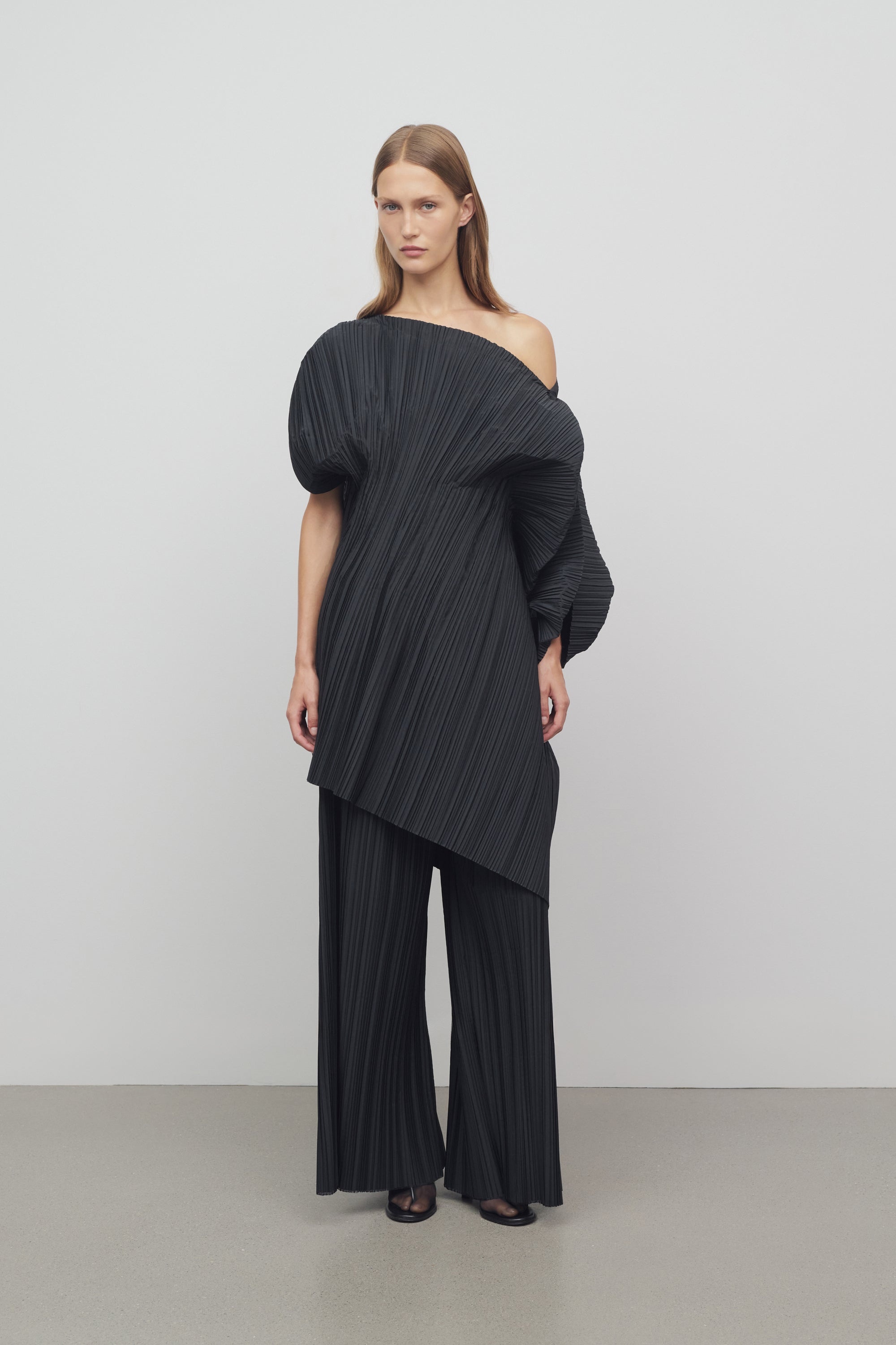 Gala Pant in Polyester and Wool - 3