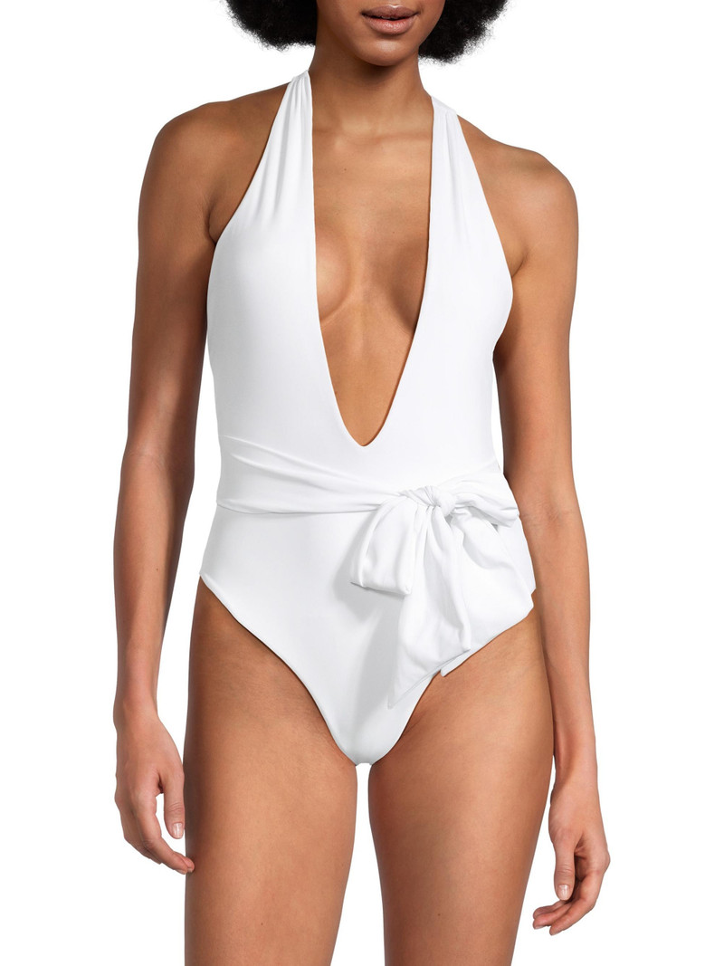 Women's Raquel One-Piece Swimsuit - White 3