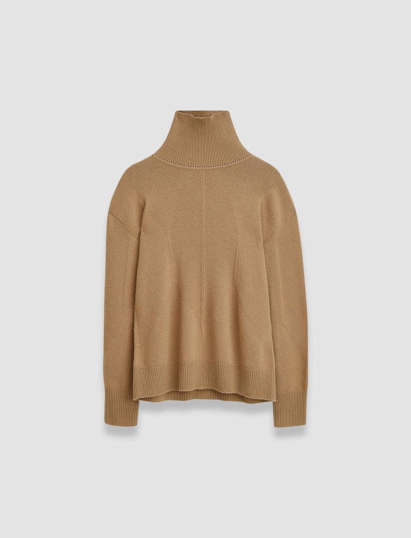 Soft Wool High Neck Jumper 1