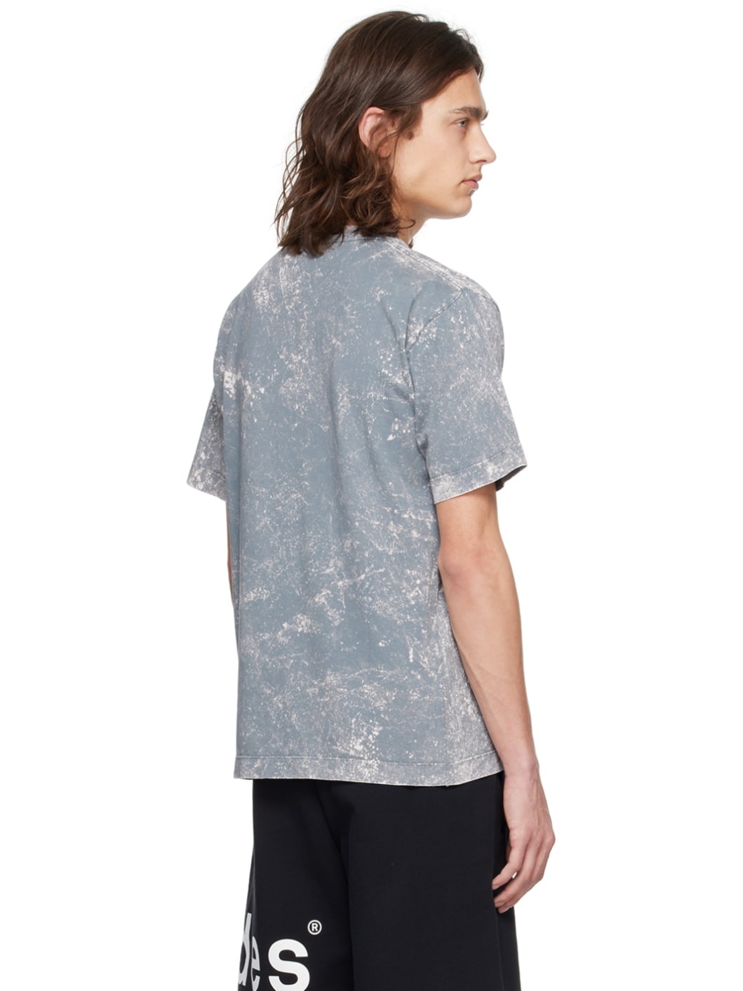 Gray Wonder Small Stencil T-Shirt - 3