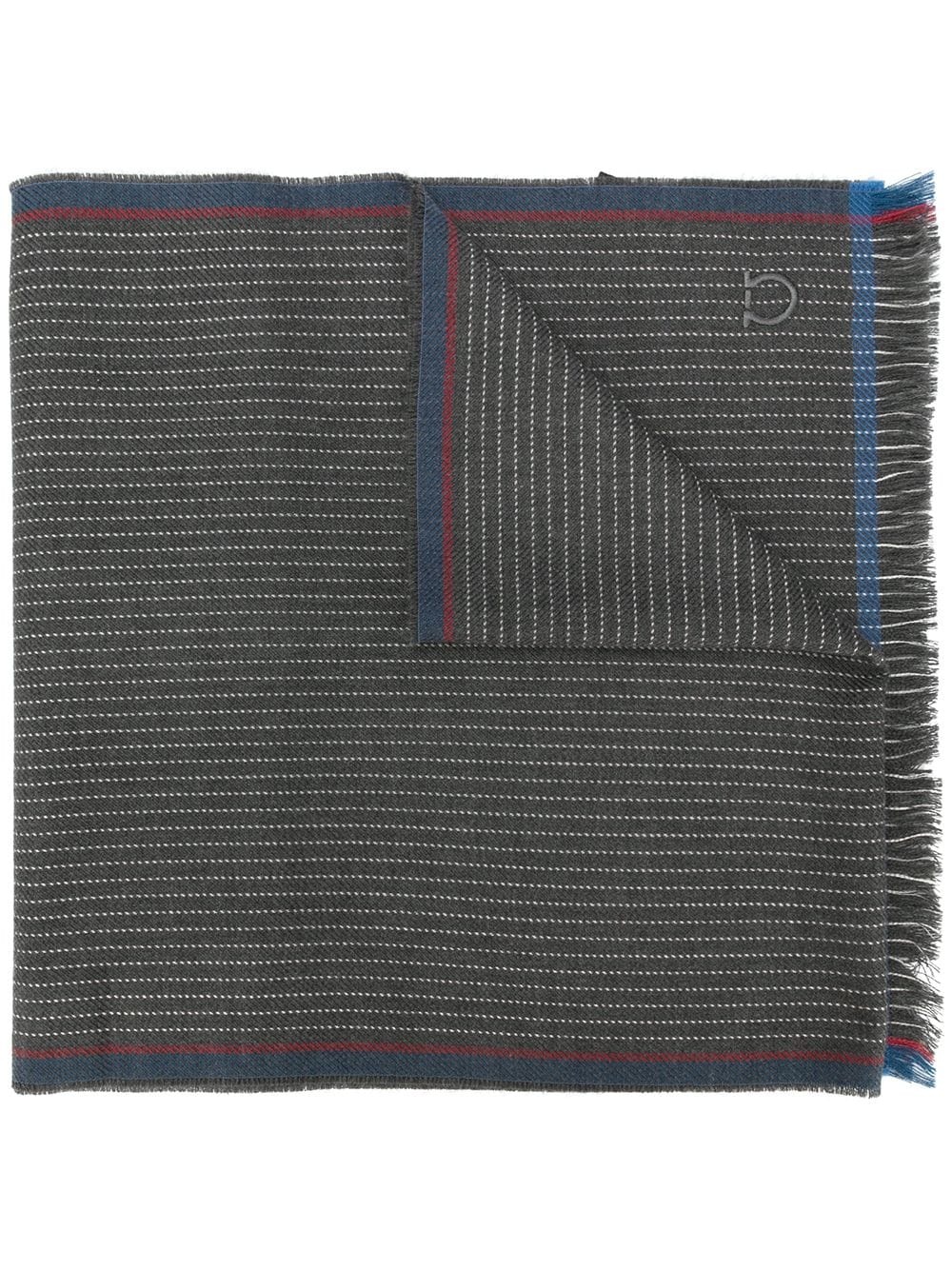 micro stripes Gancini scarf - 1