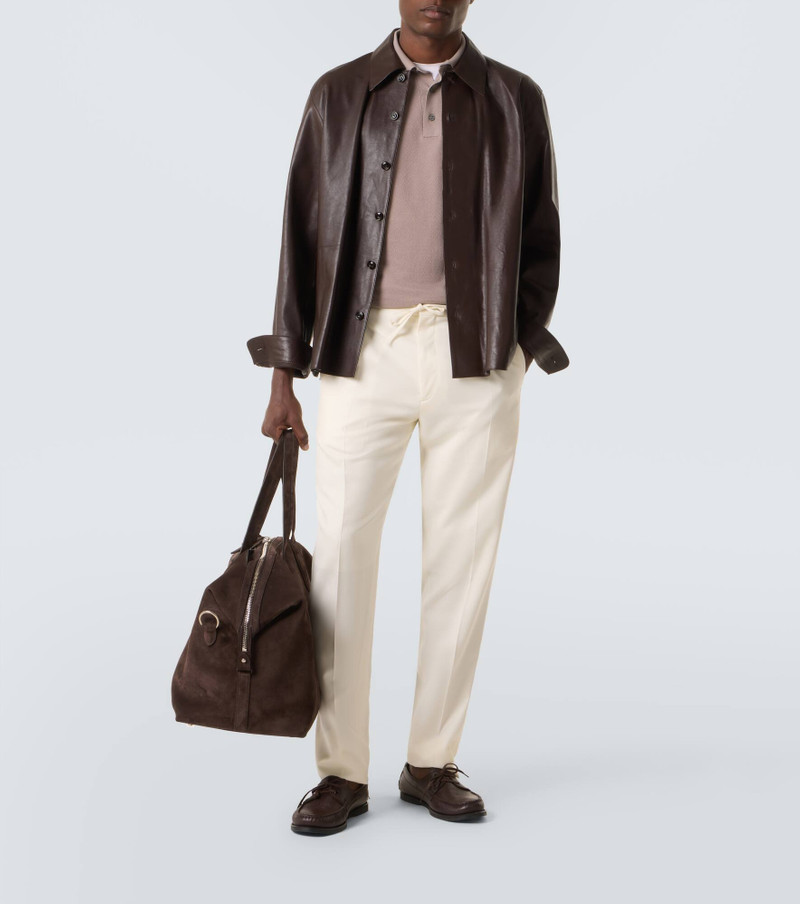 LARDINI Cotton piqué polo shirt outlook