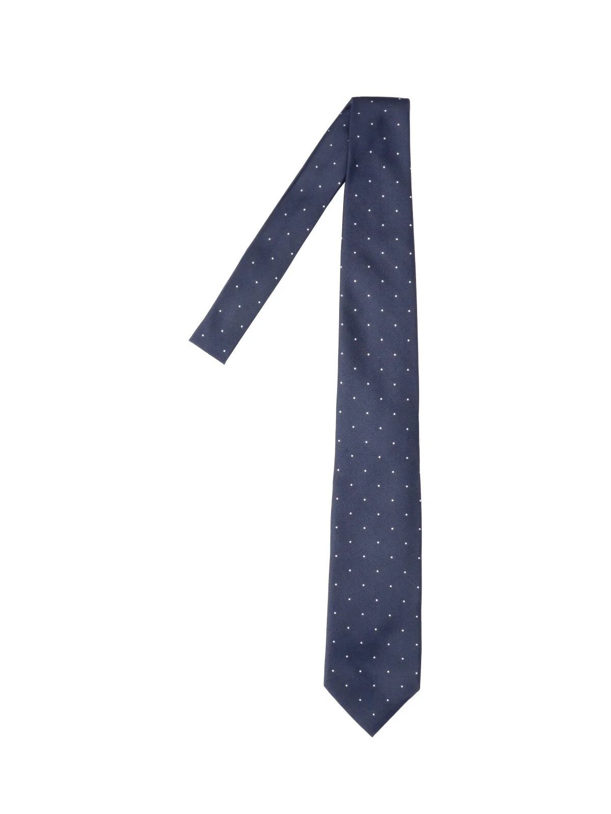 POLKA DOT SILK TIE - 1
