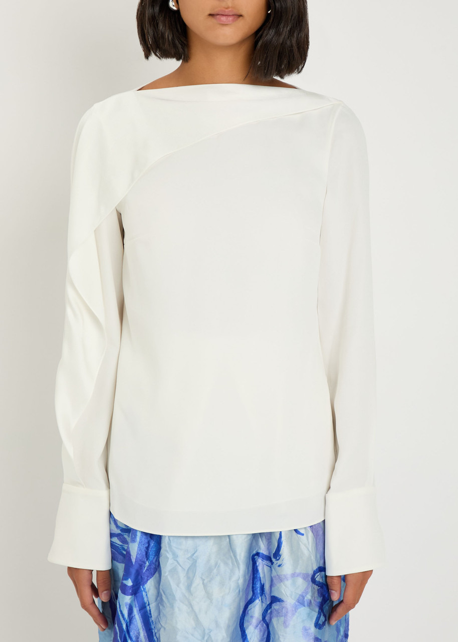 Erdem Draped Crepe top - 2