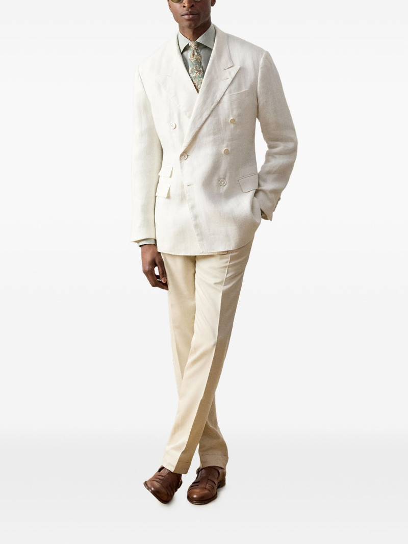Ralph Lauren double-breasted peak jacket outlook