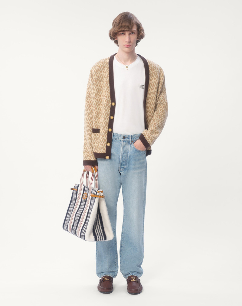 Valentino COTTON T-SHIRT WITH VLOGO PATCH outlook