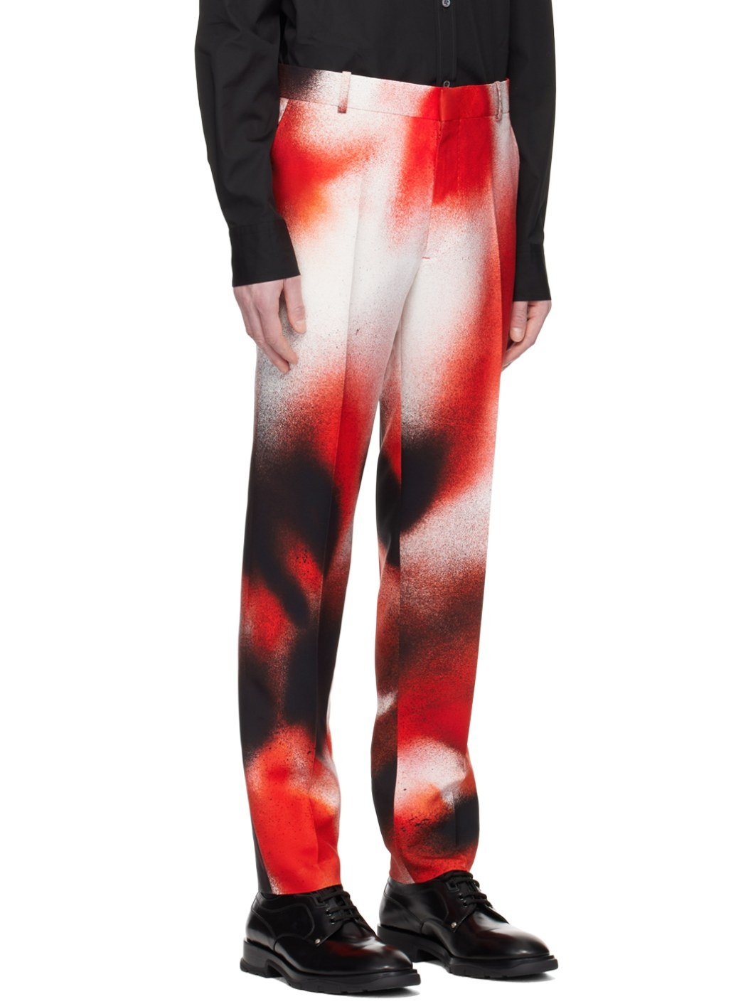 Red Spray Trousers - 2