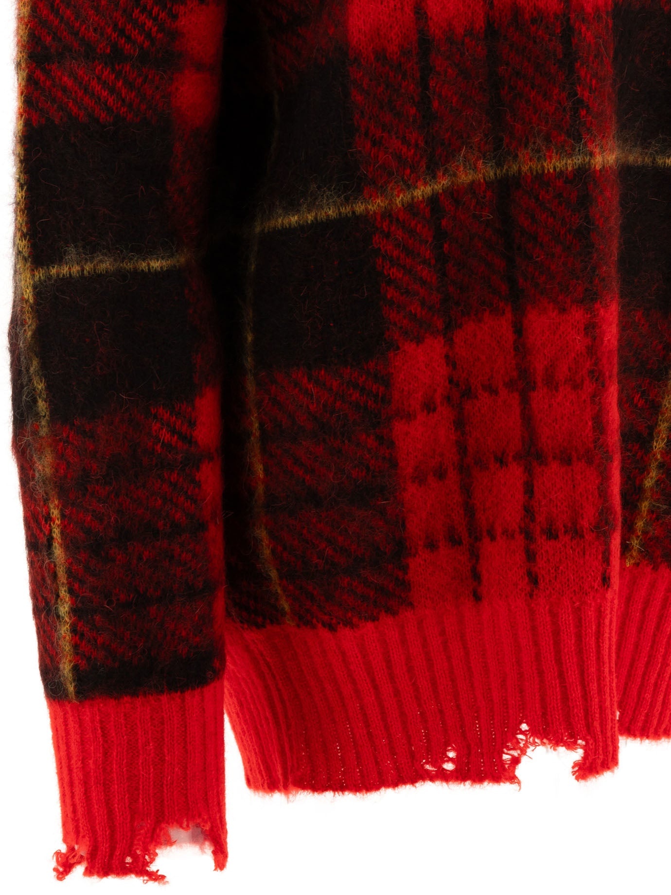 Alexander Mcqueen "tartan Distressed" Sweater - 4