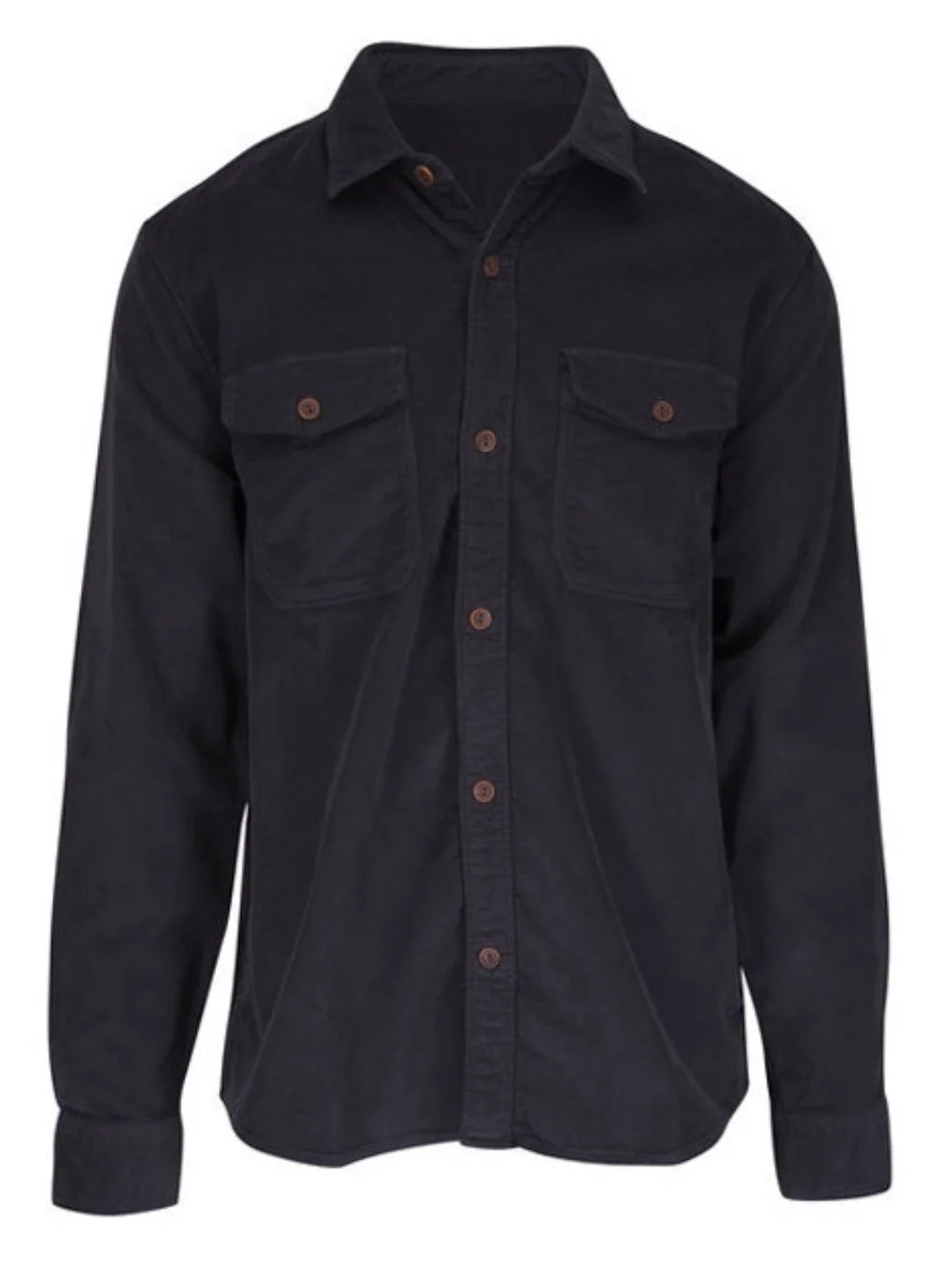button-fastening shirt - 1