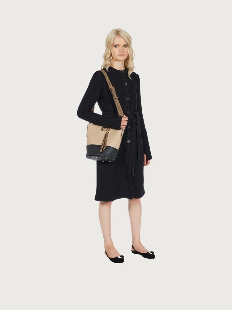 FERRAGAMO STUDIO BUCKET BAG - 2