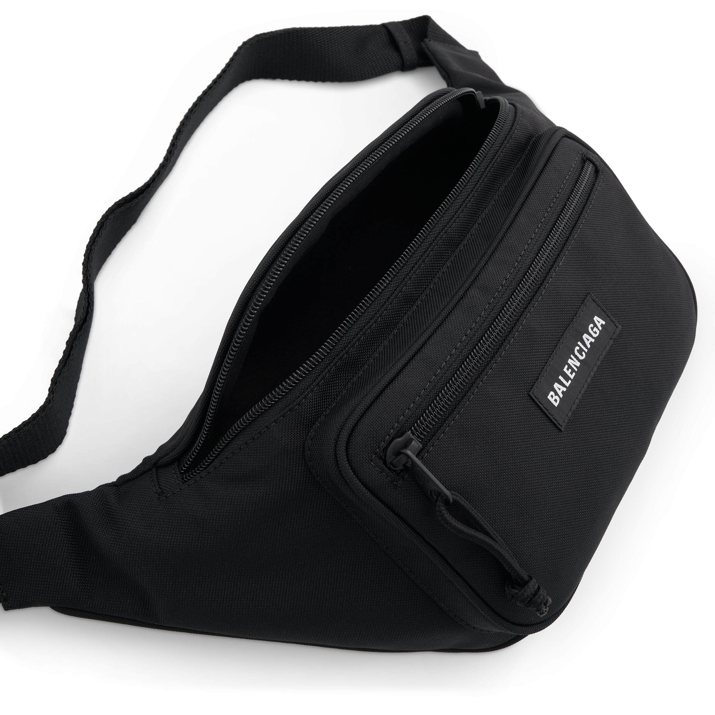 Nylon Casual Belt Bag in Black - 3