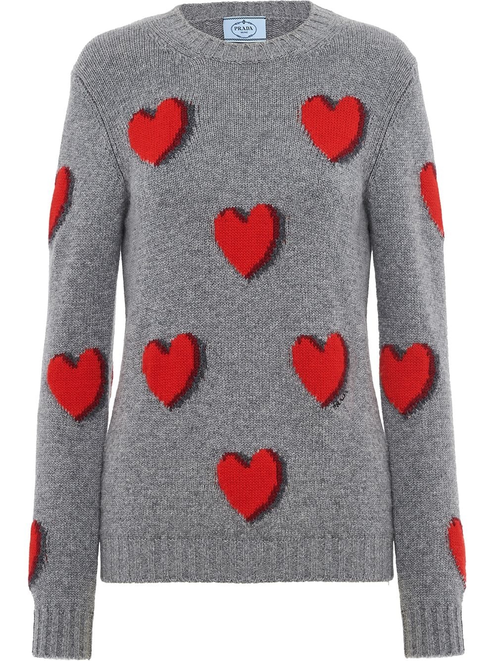 heart print jumper - 1