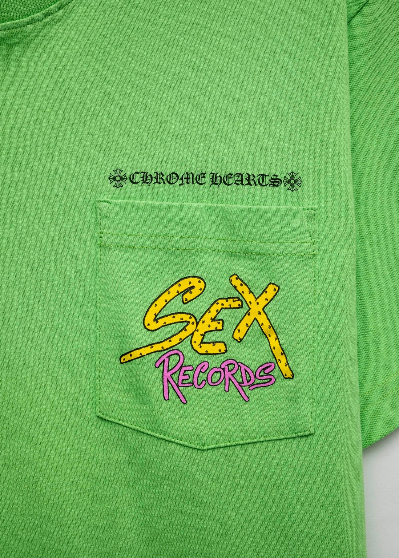 Tシャツ・カットソー Chrome Hearts Matty Boy Sex Records S/S TEE Citrus Chrome Hearts Matty Boy Sex Records L/S T-shirt Citrus