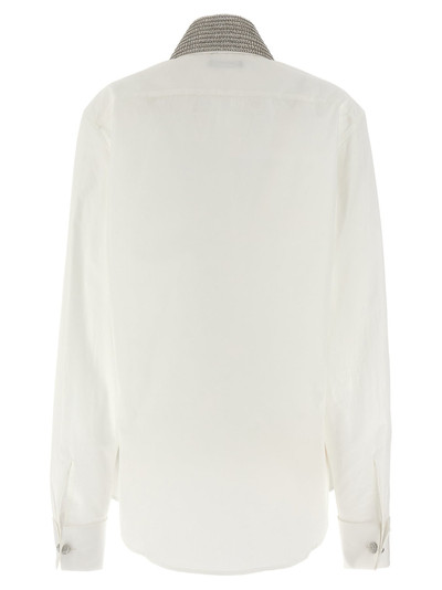 Balmain Jewel Collar Shirt Shirt, Blouse White outlook