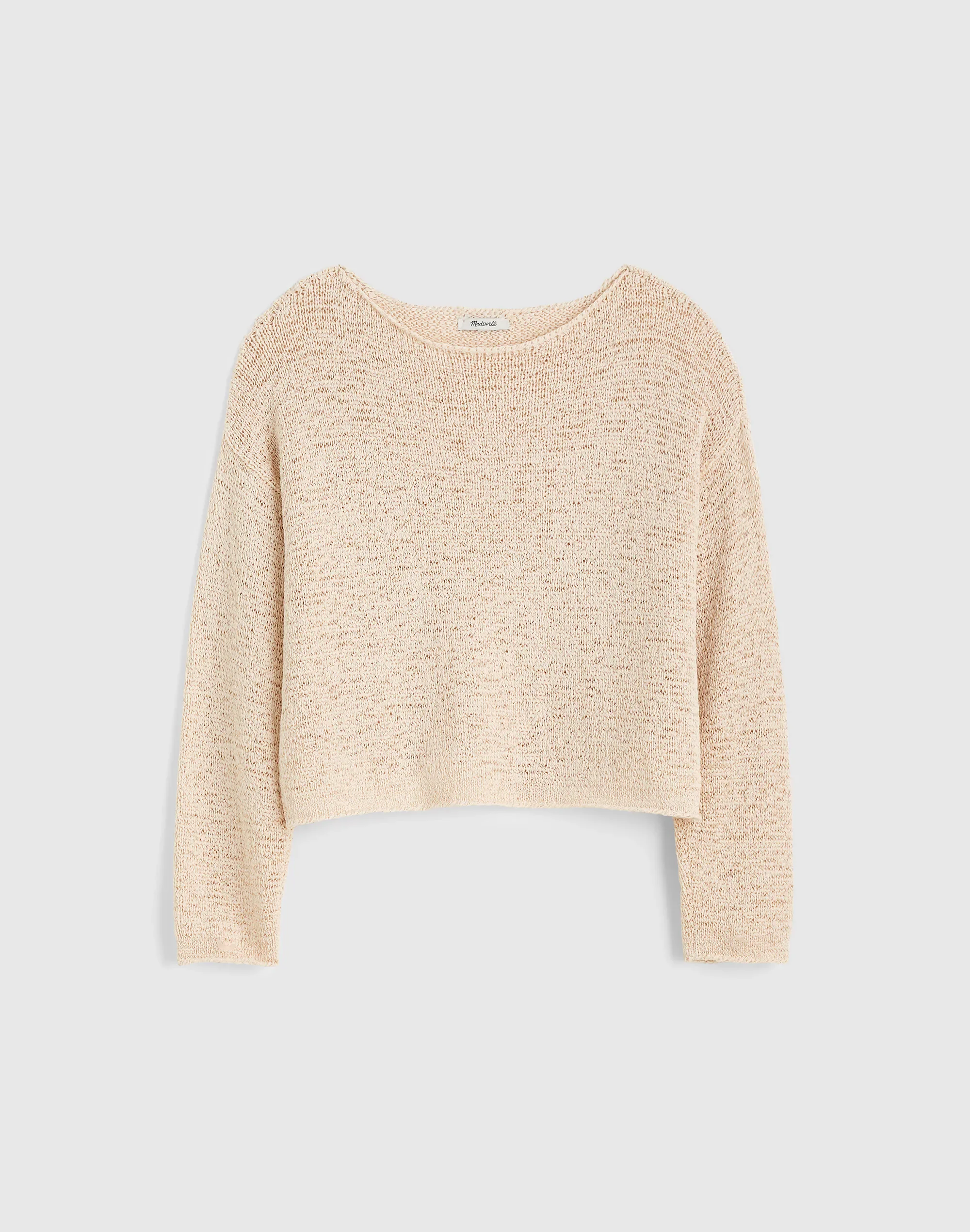Boatneck Pullover Sweater - 1