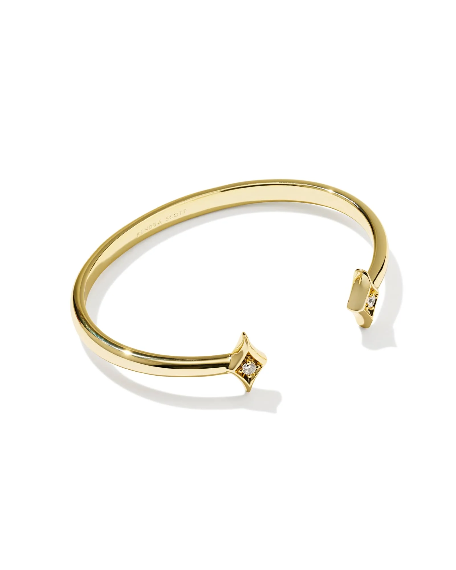 Kinsley Crystal Gold Cuff Bracelet - 1