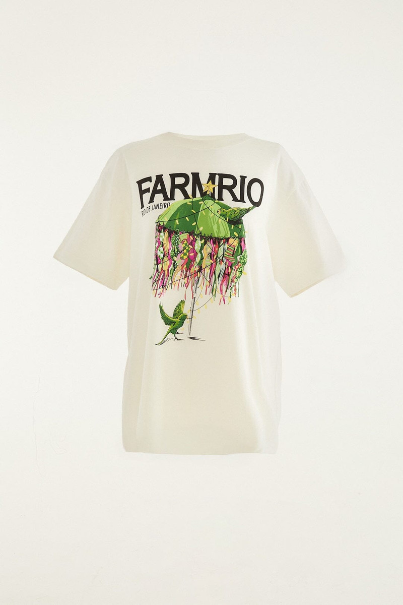 Off-White Xmas Bikinis Organic Cotton T-Shirt 1