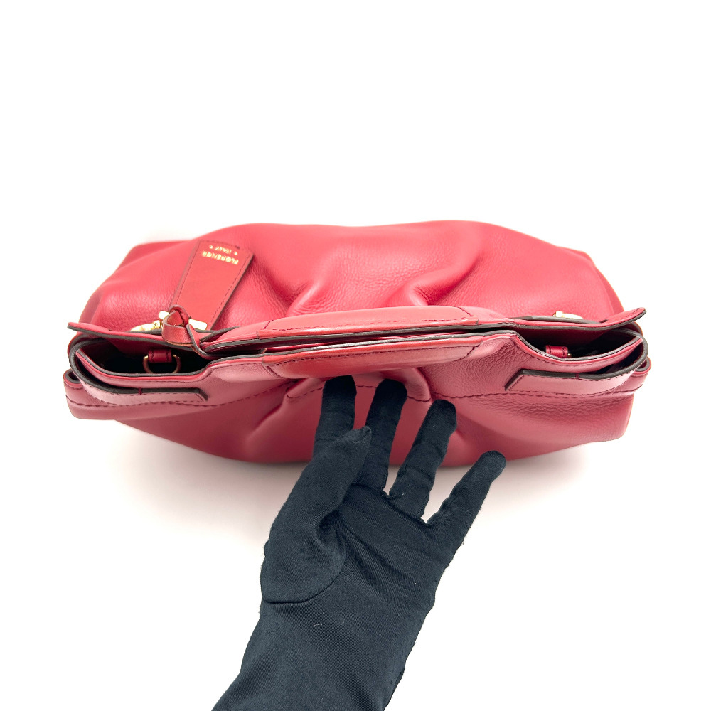 Ferragamo Red Gancini Tote Bag - 5