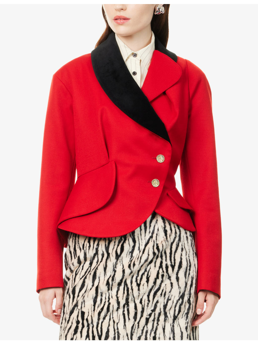 Stormy Asymmetric Wool Jacket - 3
