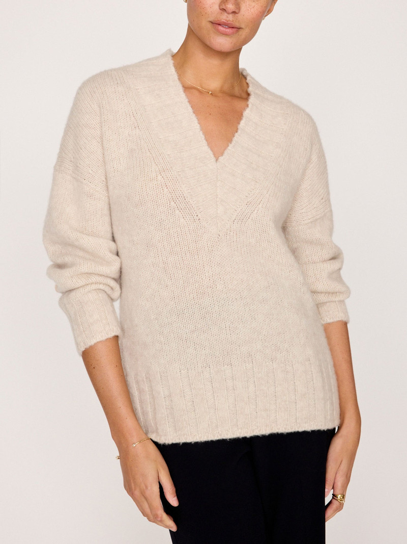 The Emme V Neck Sweater 1