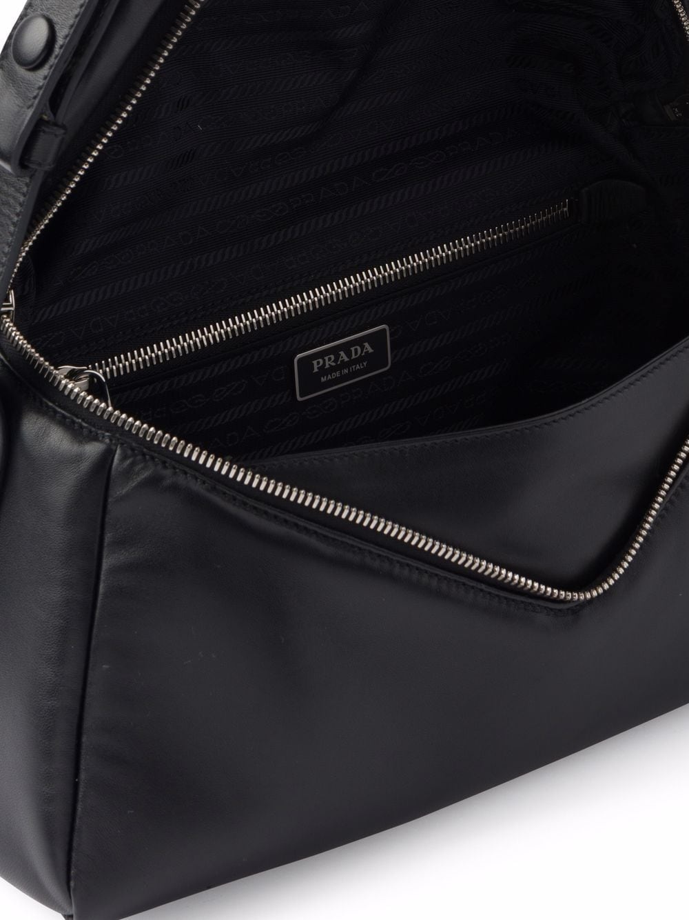 logo-plaque shoulder bag - 5