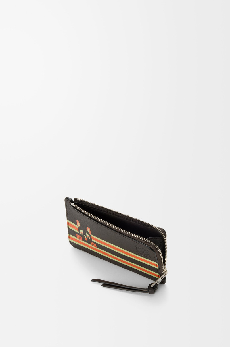 Loewe Futurist Cat coin cardholder in classic calfskin outlook