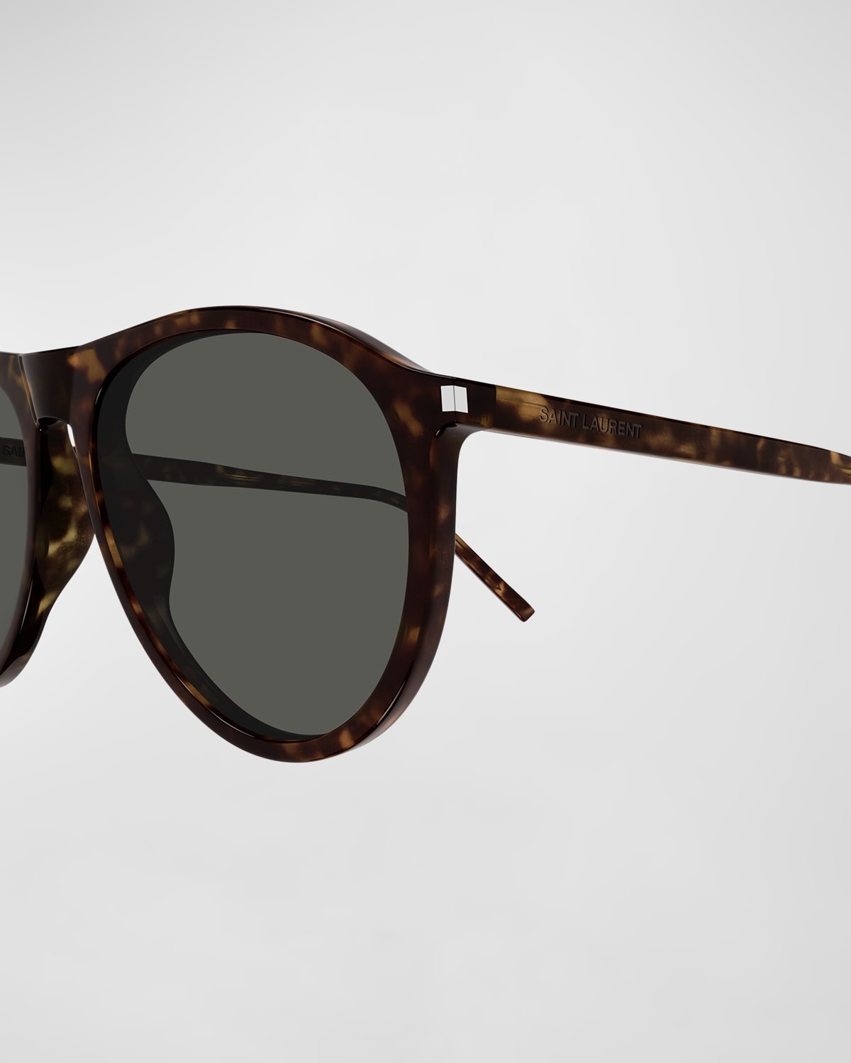 Thin Acetate Aviator Sunglasses - 2