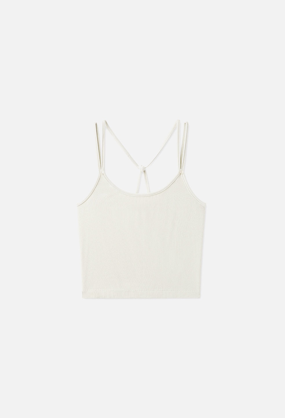 GEMINI RIB HALTER CAMI - 1