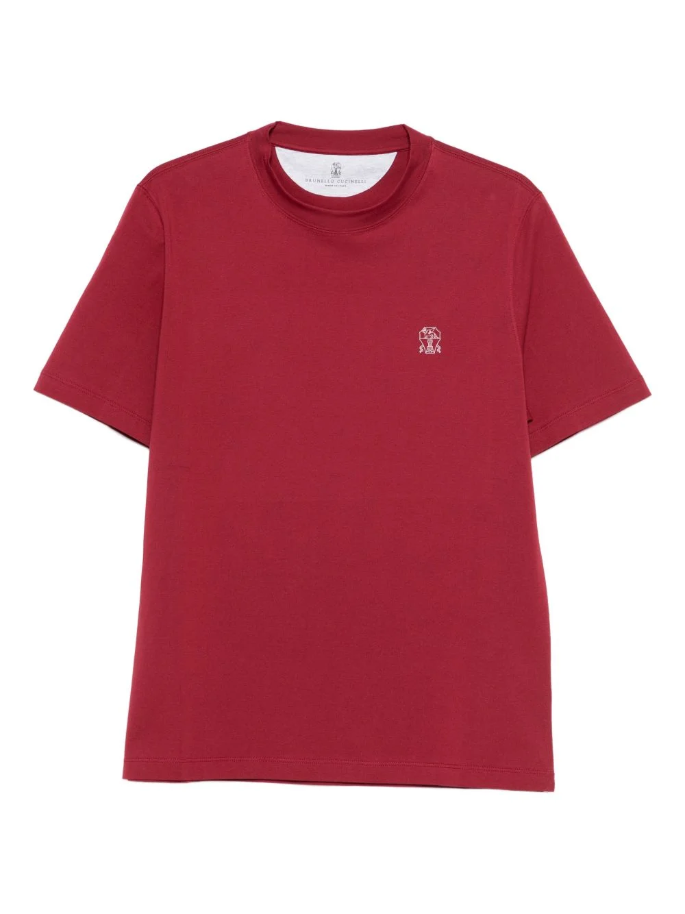 Brunello Cucinelli Men Logo Cotton T-Shirt - 1